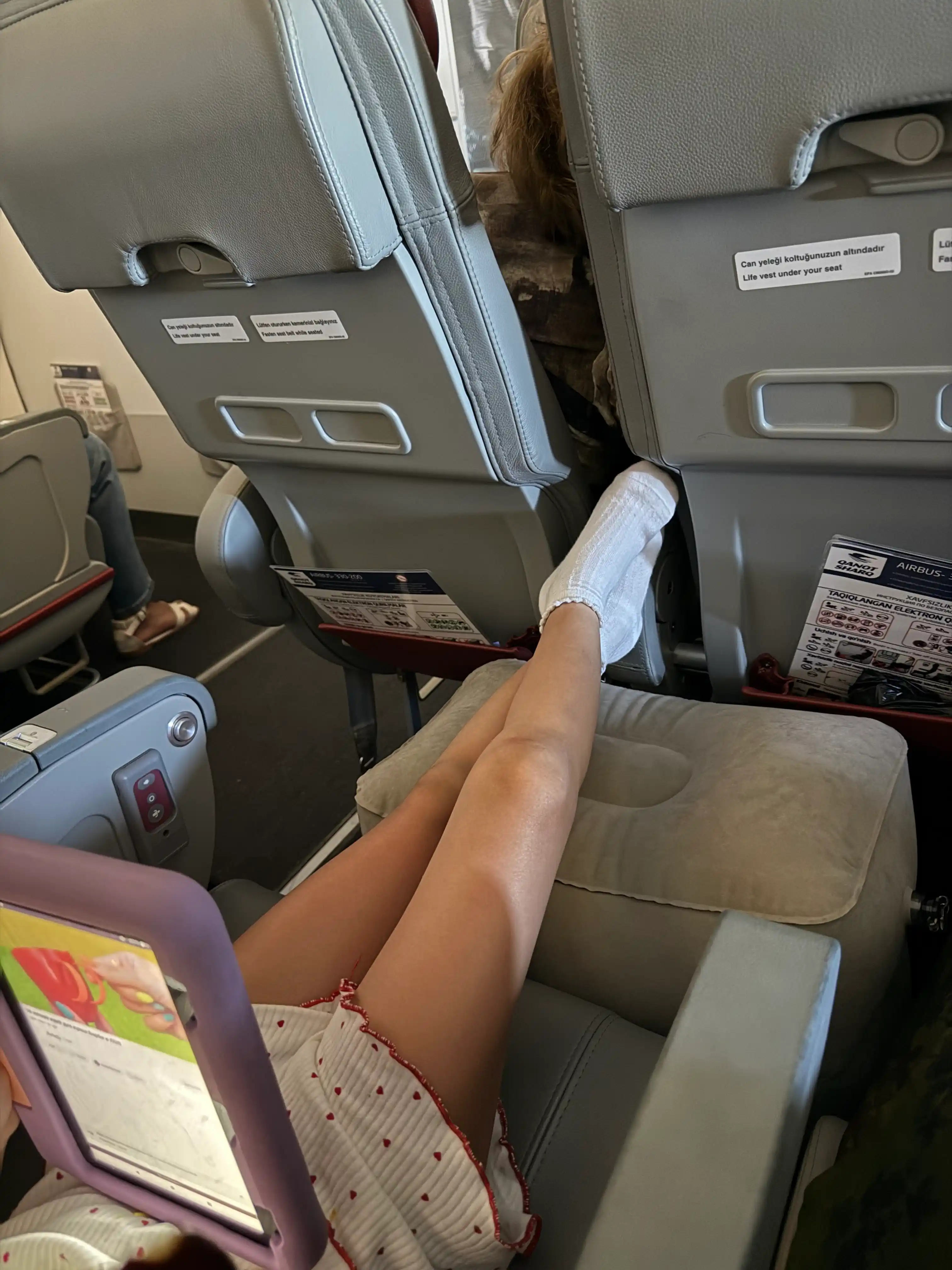Подушка для путешествий, подушка для ног, подушка в самолёт, реальные фото в описании