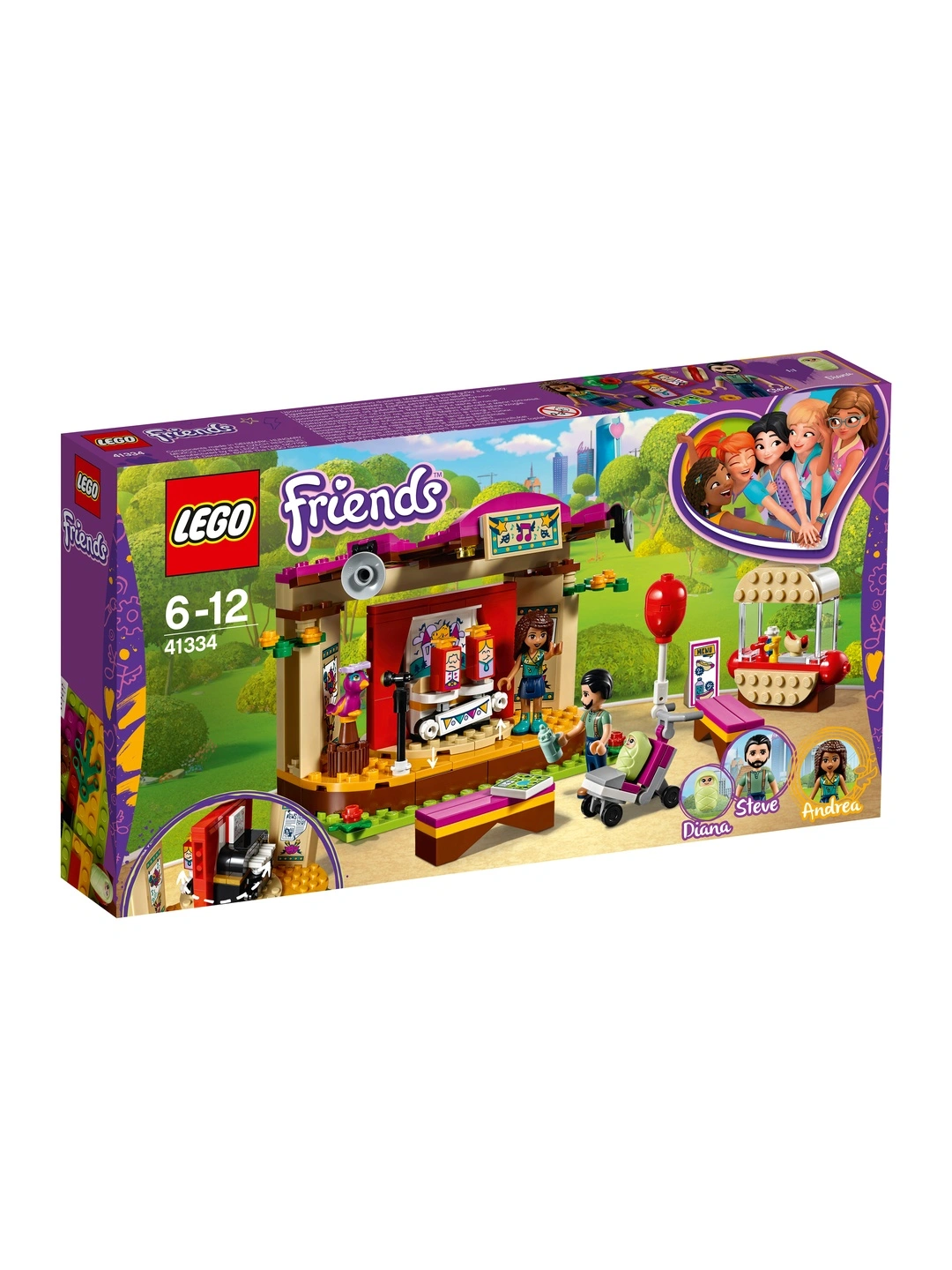Конструктор LEGO Friends 41334 Сцена Андреа в парке, 229 деталей купить ...