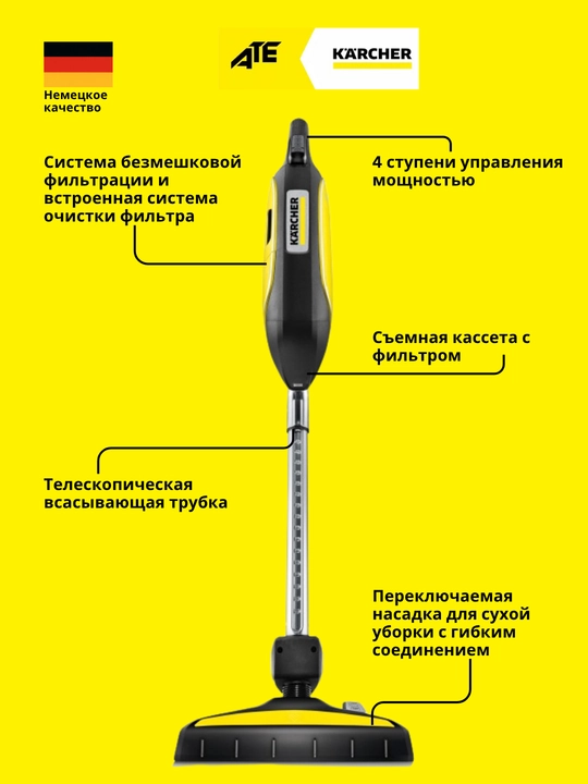 Karcher VC 5 Вертикальный пылесос для дома