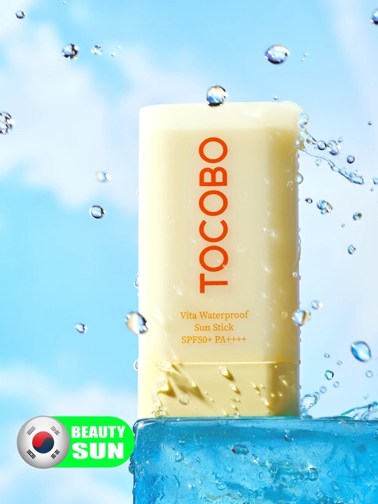 Quyoshdan himoya qiluvchi stik, Tocobo, Cica cooling, Cotton soft, Vita Waterproof, SPF50+ PA++++ 19 gr - 