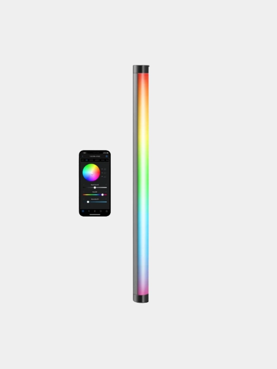 RGB Neewer TL90C chiroq, 30W, 6000mAh, 2500–10000K, APP, DMX, uzunligi 94.5 sm