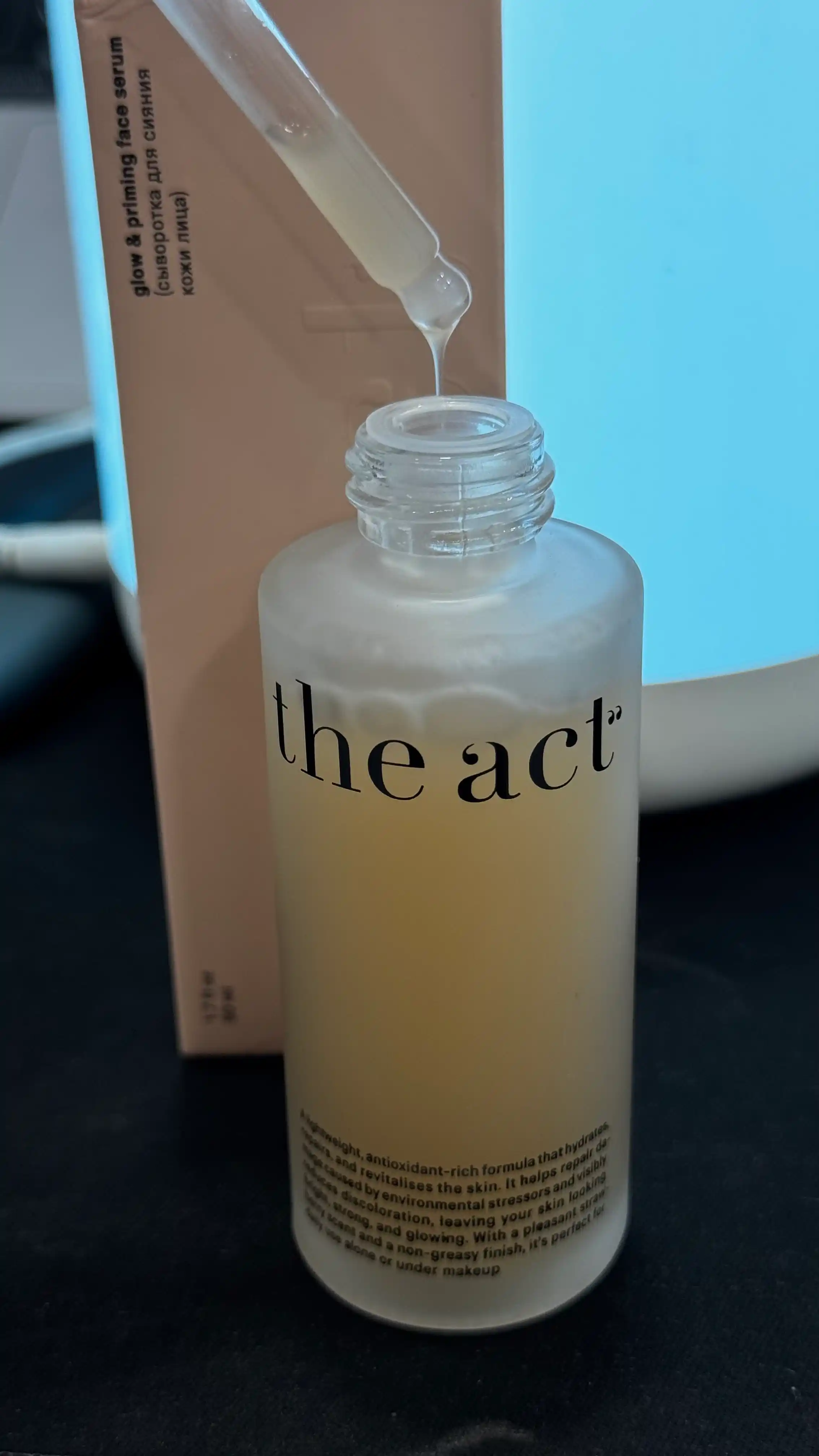 Сыворотка для кожи лица The Act, увлажняющая, очищающая, для сияния, подарочный набор