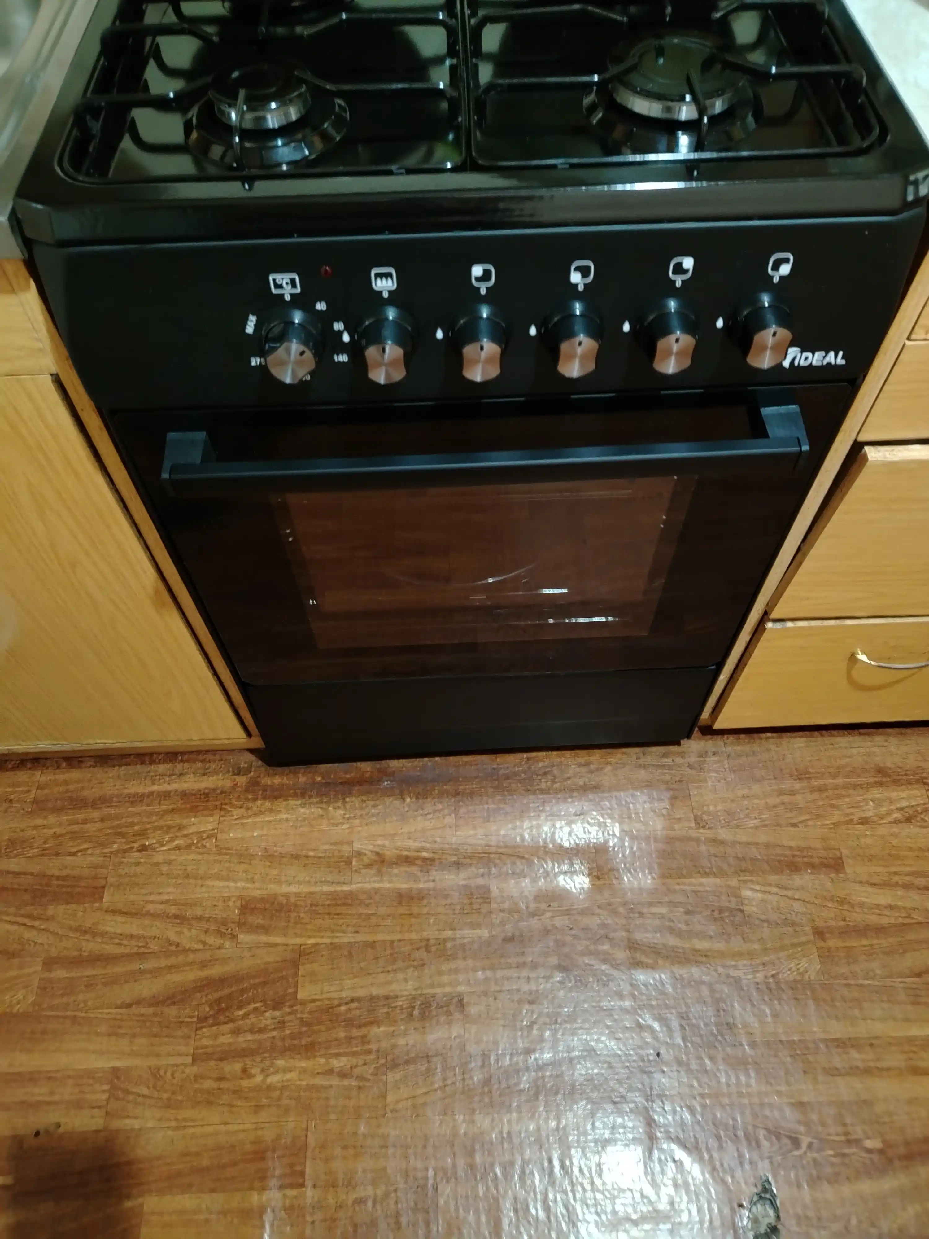 Gaz plita L110 eco, 4 konforkali, pech hajmi 65 litr, 60 * 60 sm