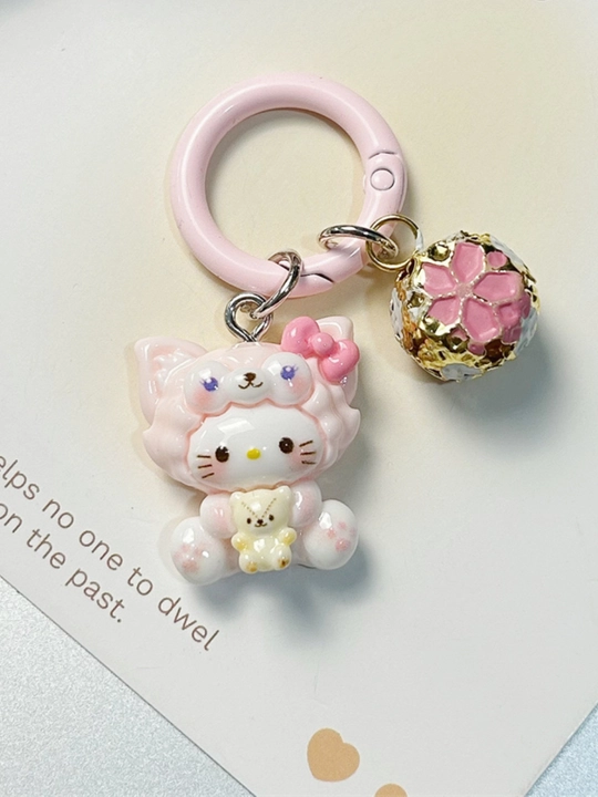 Qo‘ng‘iroqchali Hello Kitty brasleti - 