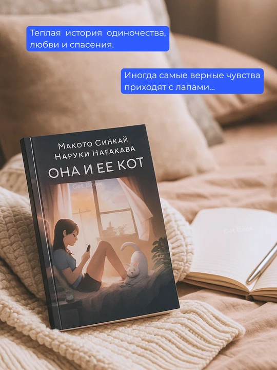 Komplekt iz 3 knig. Yesli vse koshki v mire ischeznut Ona i yeyo kot Kot i koreyets - 