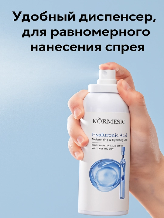 Спрей фиксатор для макияжа Kormesic, основа под макияж, увлажняющий тонер для лица, 150 мл