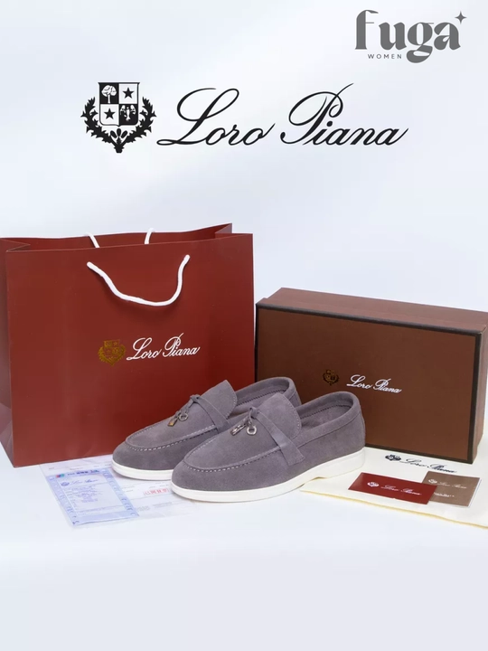 Лоферы Loro Piana, женские и подростковые, натуральный замш