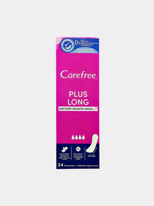 Ежедневные прокладки Carefree plus Long, 24 шт