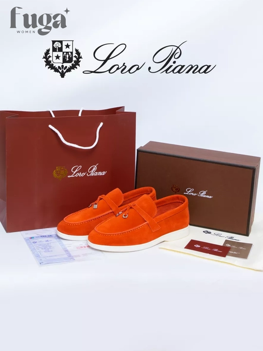 Лоферы Loro Piana, женские и подростковые, натуральный замш