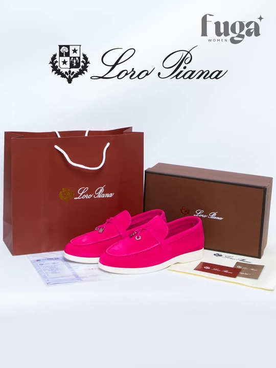 Лоферы Loro Piana, женские и подростковые, натуральный замш