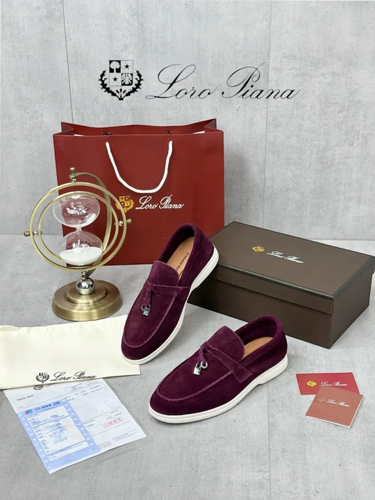 Лоферы Loro Piana, женские и подростковые, натуральный замш