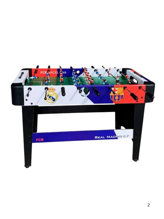 Стольный футбол Real Barca, для взрослых и детей, размер 120x80x61