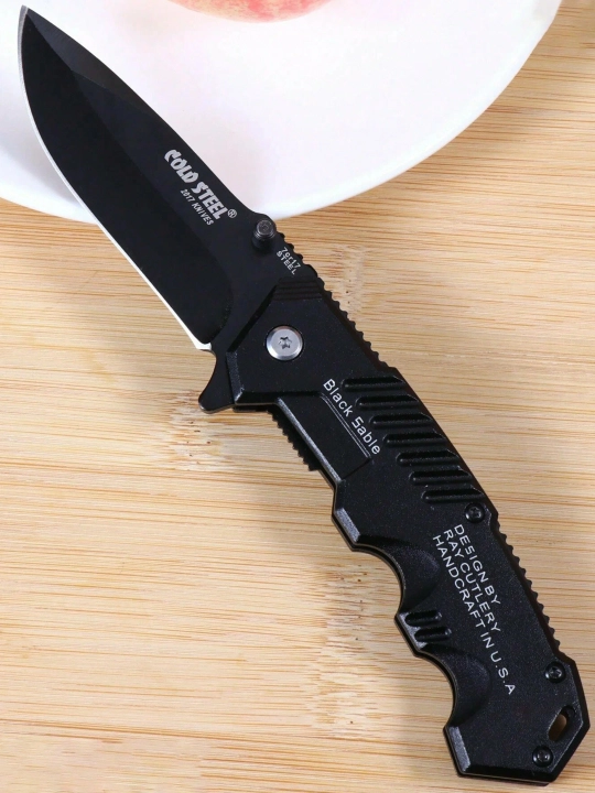 Мини нож Black Sable, складной - 