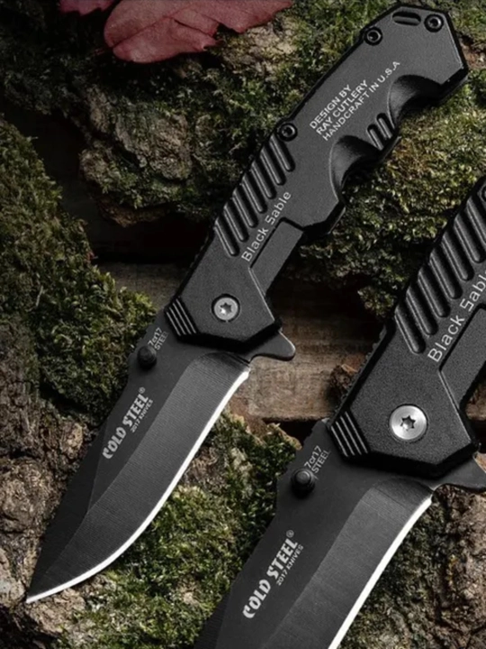 Mini pichoq Black Sable, buklanadigan