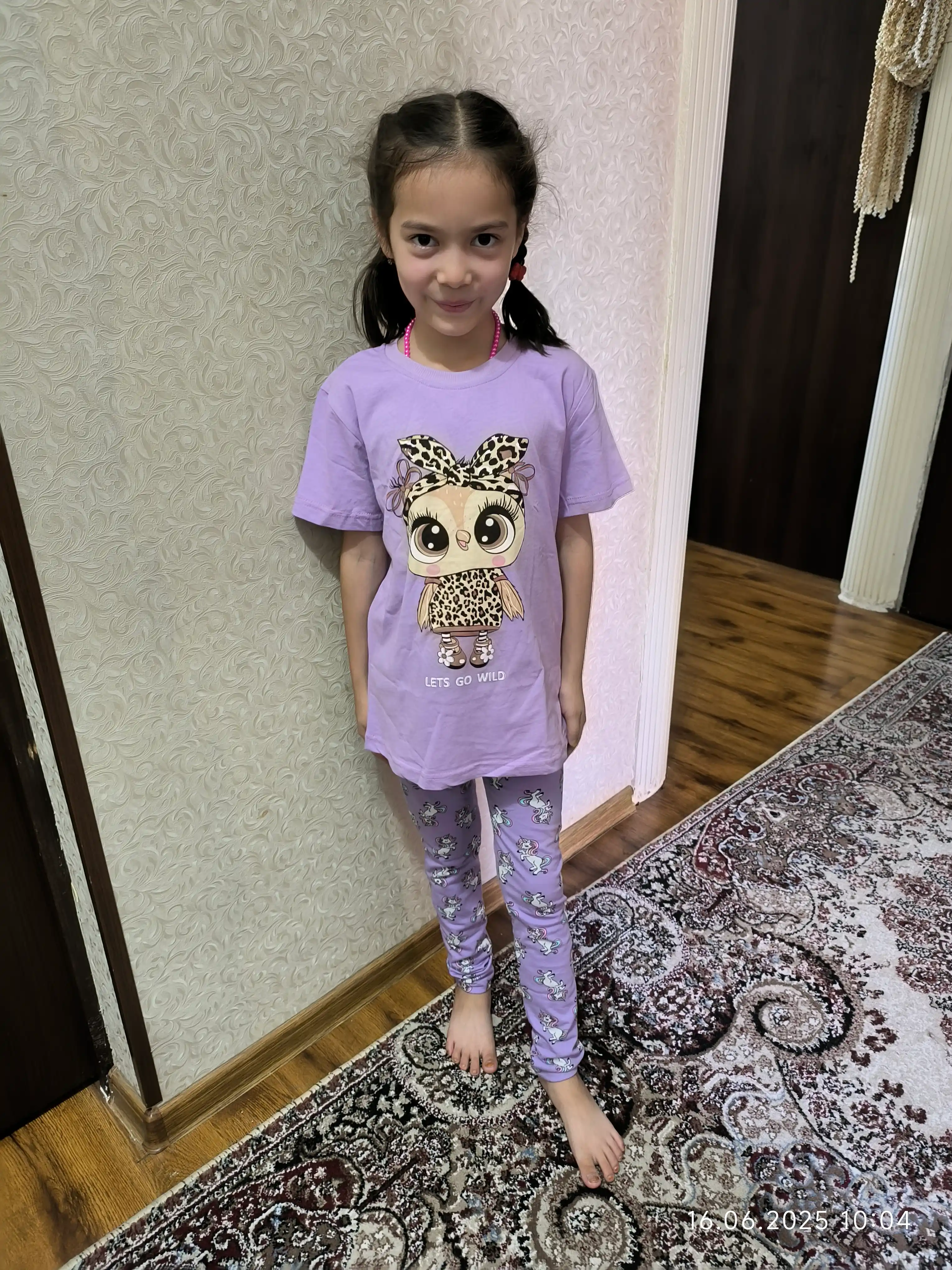 Qizlar uchun legginslari, bolalar uchun, trikotaj