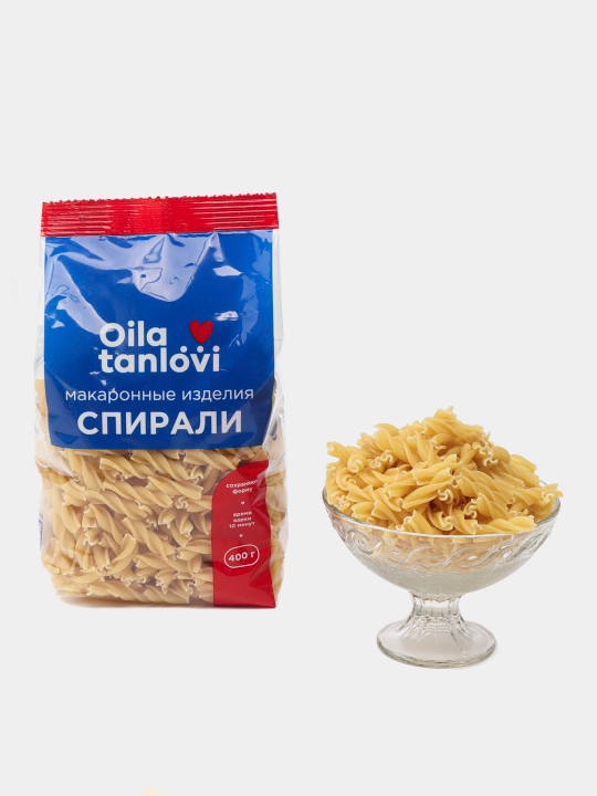 Макаронные изделия Oila Tanlovi Спирали, 400 г