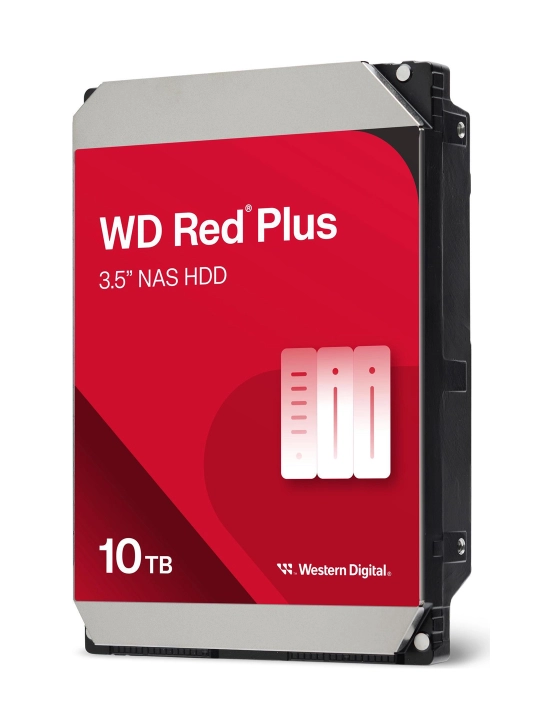 WD Red Plus 12ТБ NAS Жесткий диск  3.5", SATA 6Gb/s, для NAS - 