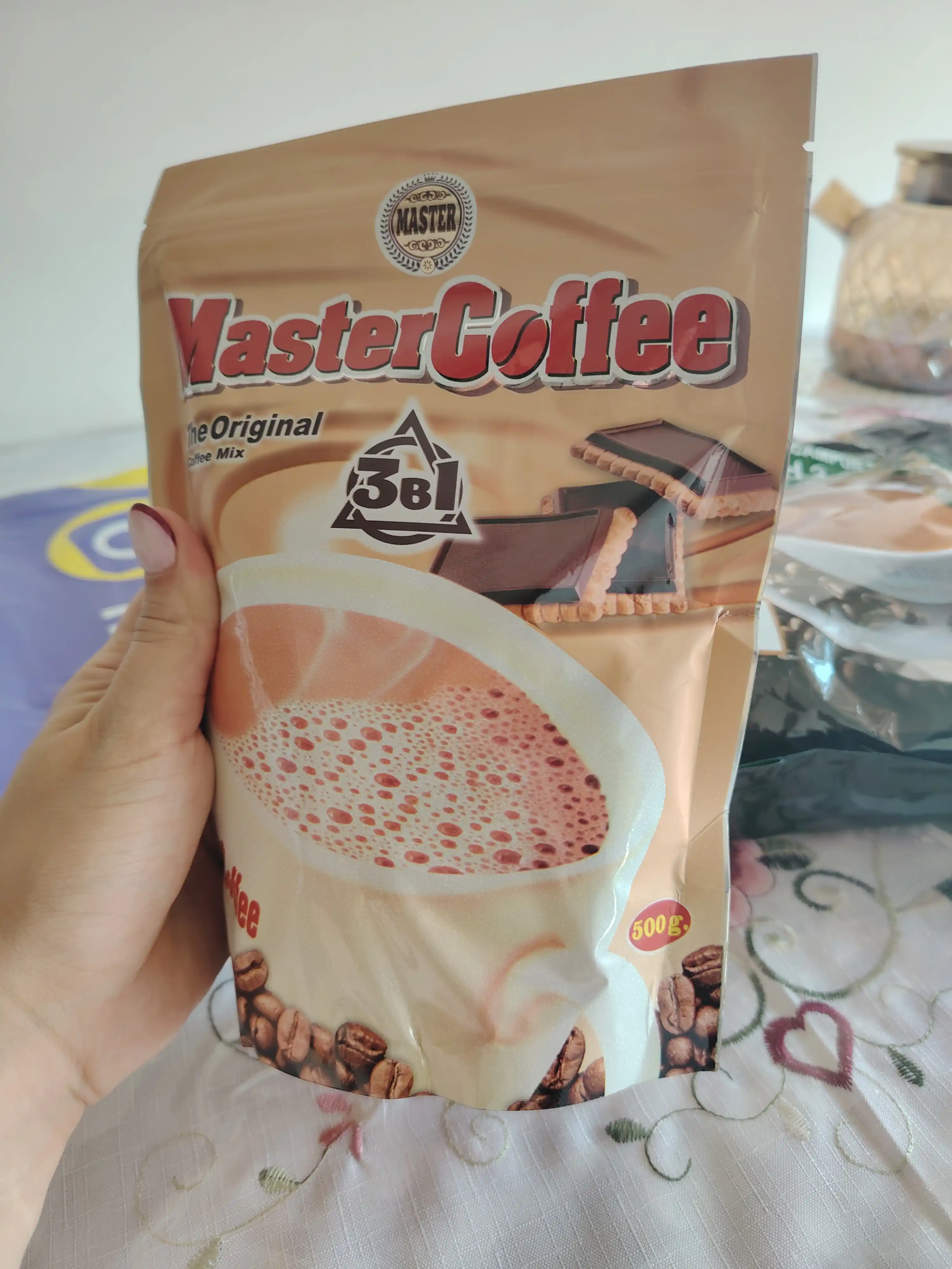 Кофе растворимый MasterCoffee, 3 в 1, 500 г