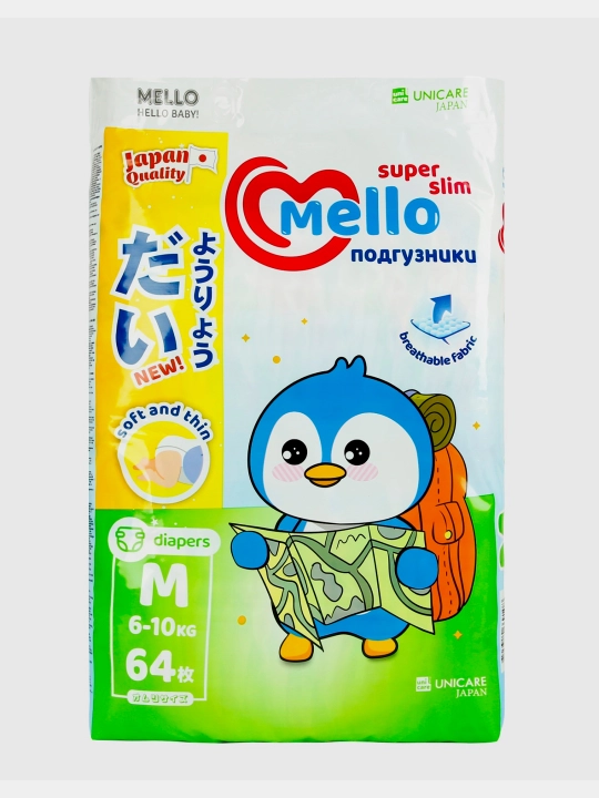 Tagliklar Mello Super Slim M (6-10 kg) 64 dona - 