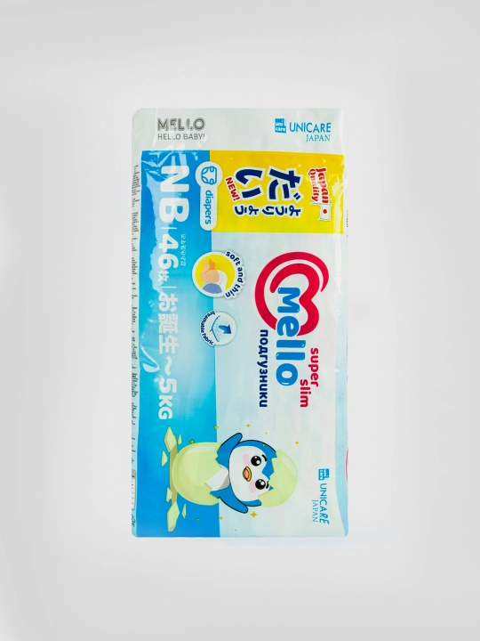 Tagliklar Mello Super Slim NB (5 kg gacha) 46 dona - 