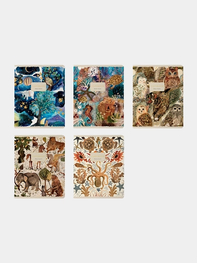 Тетрадь А5, 48 листов, клетка 'Fauna', 5 шт — GORFAM-GRH3011