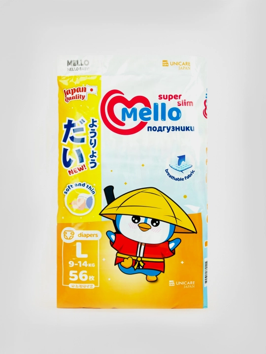 Tagliklar Mello Super Slim L (9-14 kg) 56 dona - 