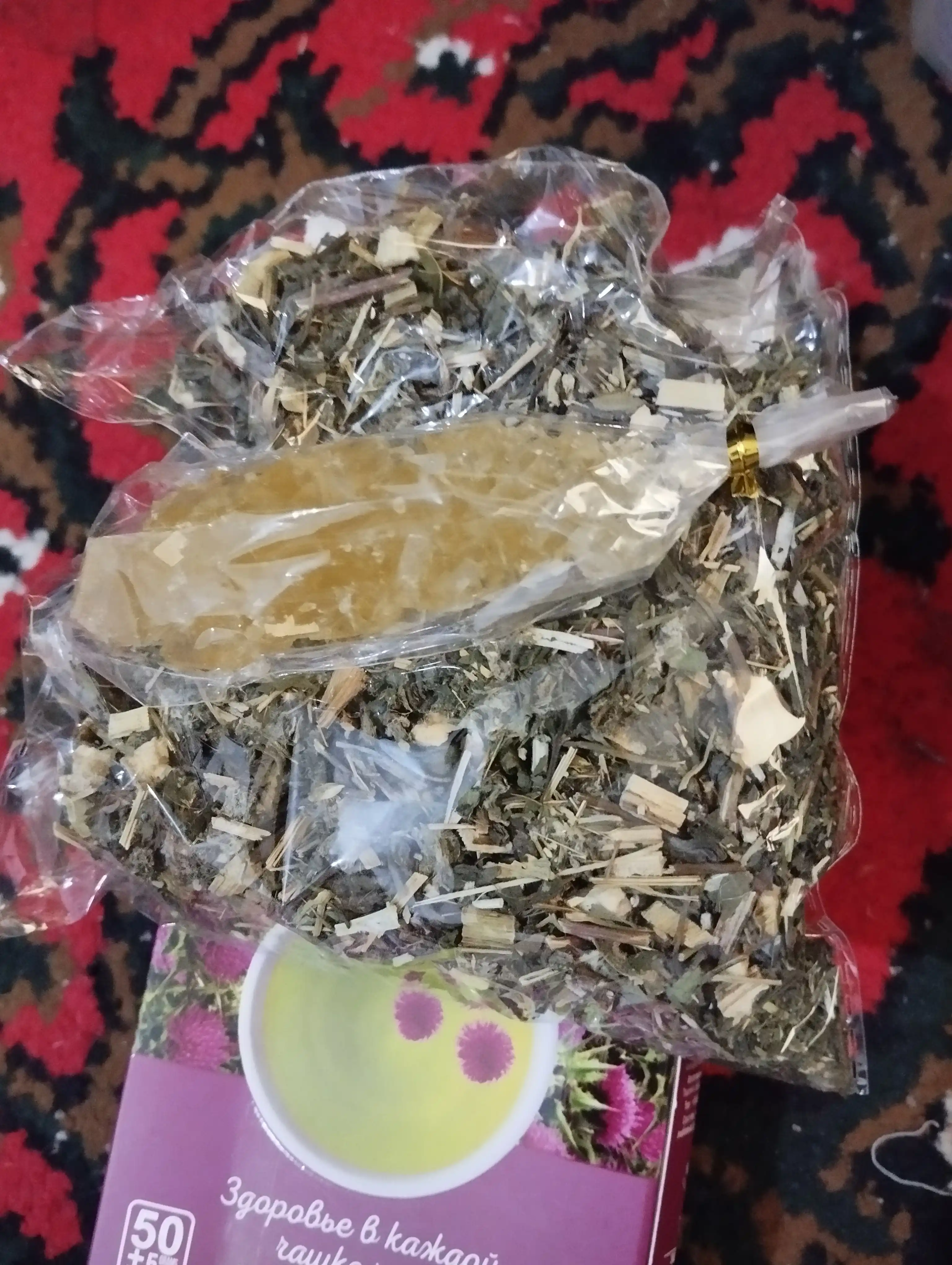 Bargli yashil choy O'simlik aralashmasi, Rastaropsha Ihlos, 50 g