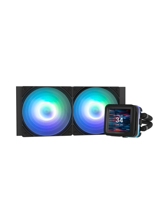 ZALMAN ALPHA2 DS24 haroratni nazorat qilish displeyli, suyuqlik bilan sovutish tizimi