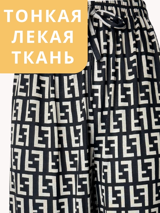 Широкие весенне-летние брюки, килот, Маркиза, 44-56