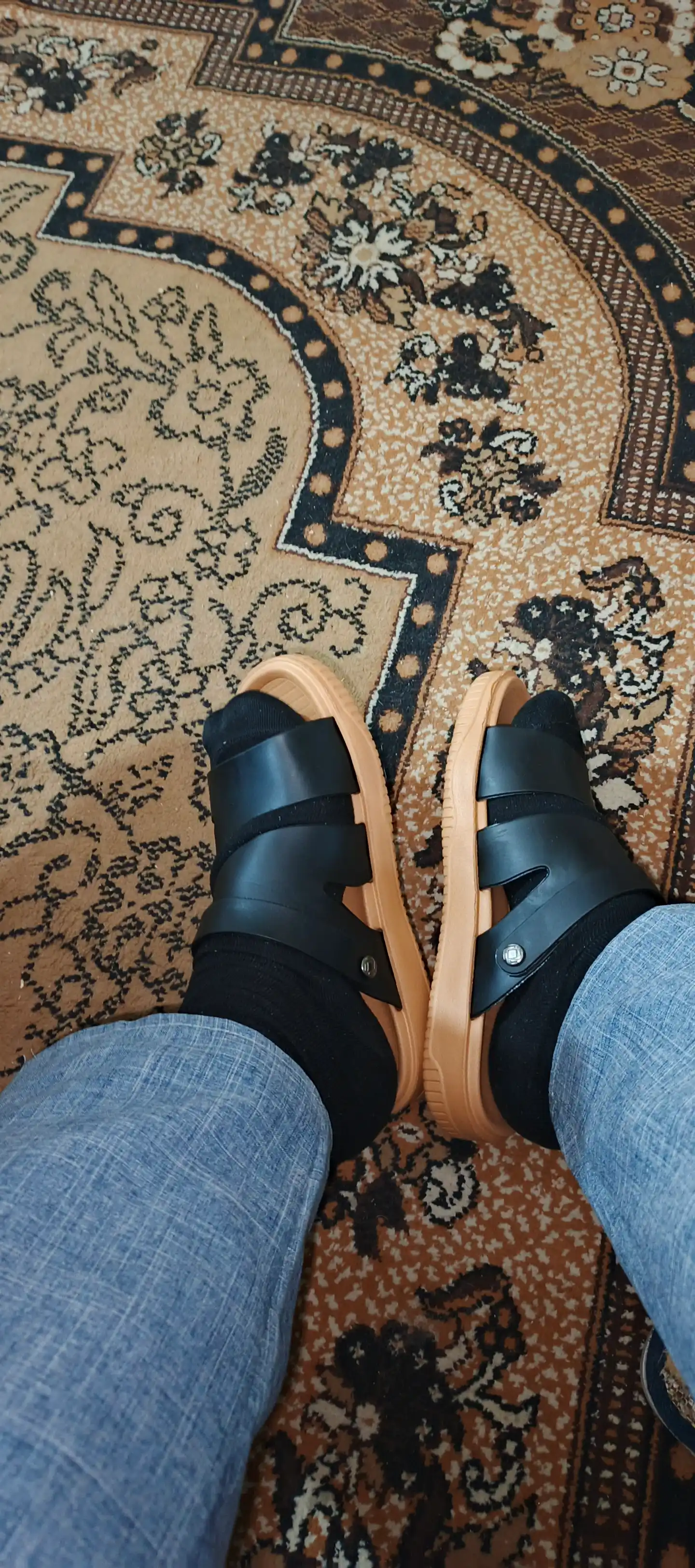 Erkaklar uchun yozgi oyoq kiyim, sandallar plyaj dacha shahar uchun, 40–42