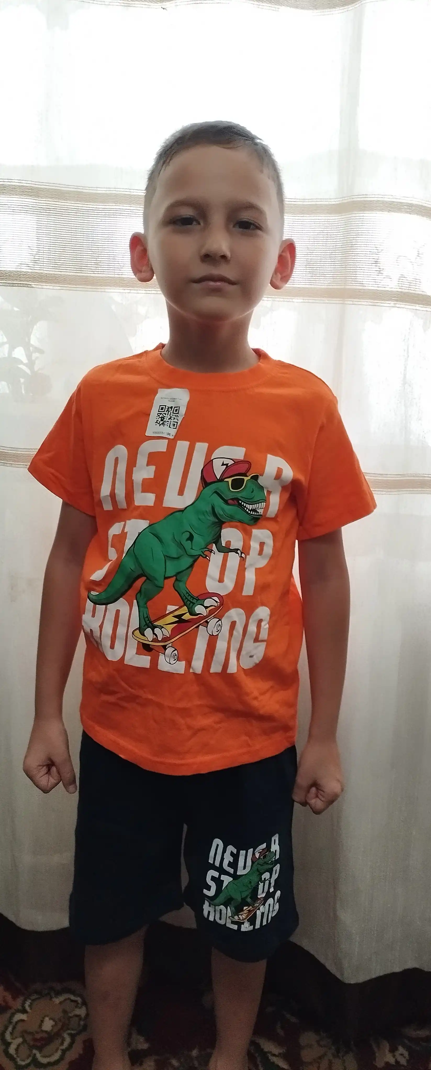 O'g'il bolalar uchun futbolka va shortiklar to'plami, 5-8 yosh CHASTE