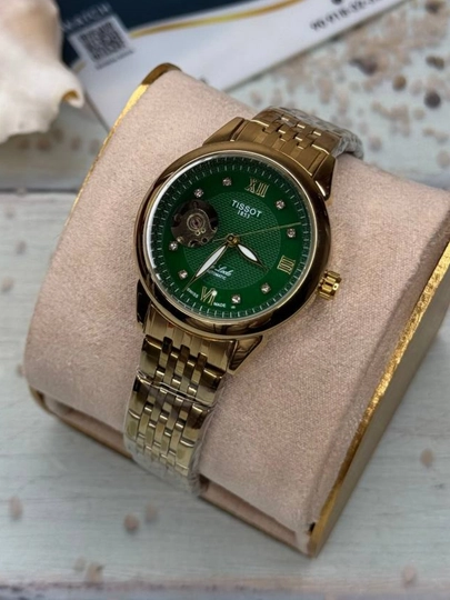 Женские механические часы TISSOT — МАГЧАС-TISSOT0-ЗЕЛЕН