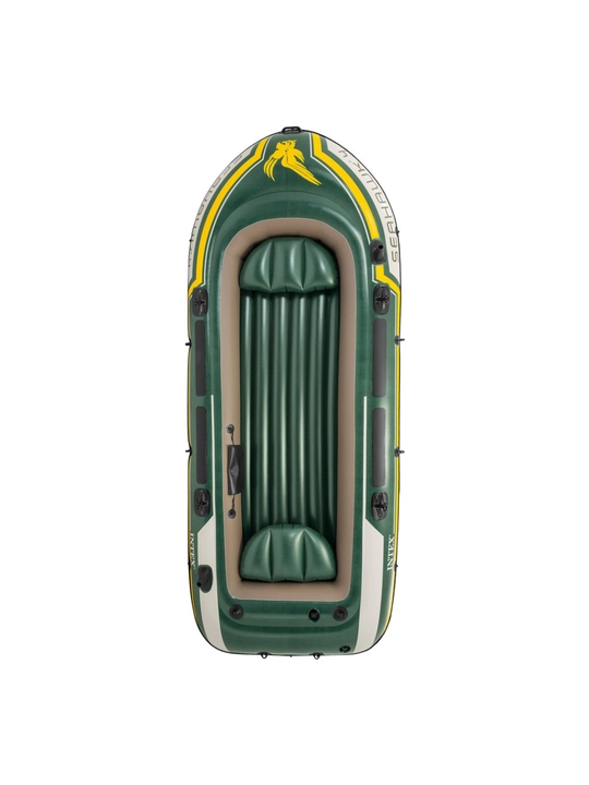 Intex 68351 puflama qayiq «Seahawk 4» 351x145x48 sm, eshkak 137 sm, nasos 68614