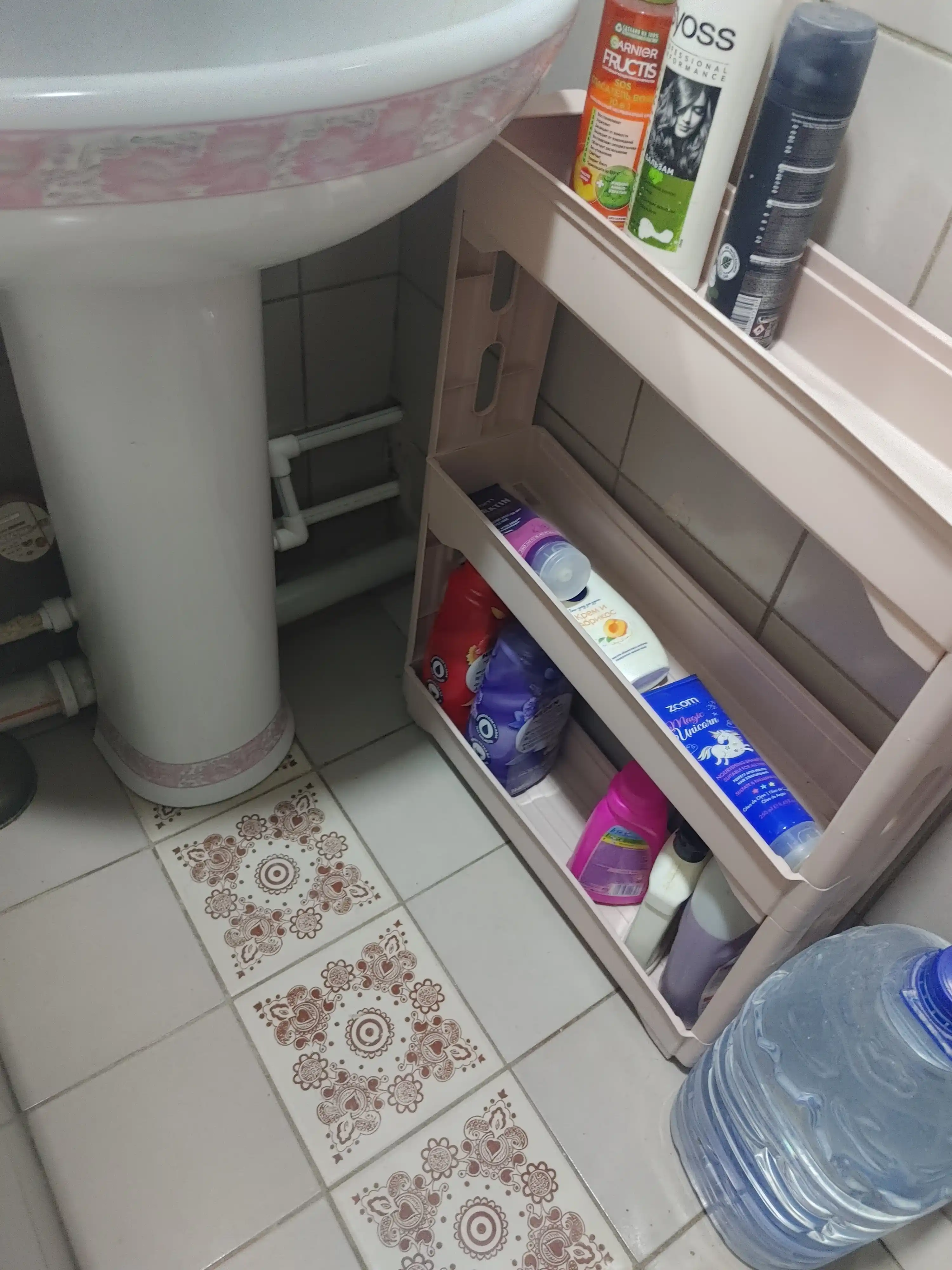 Tor plastik javon Keeplex Regular, polga qo‘yiladigan, oshxona va hammom uchun, g‘ildirakli
