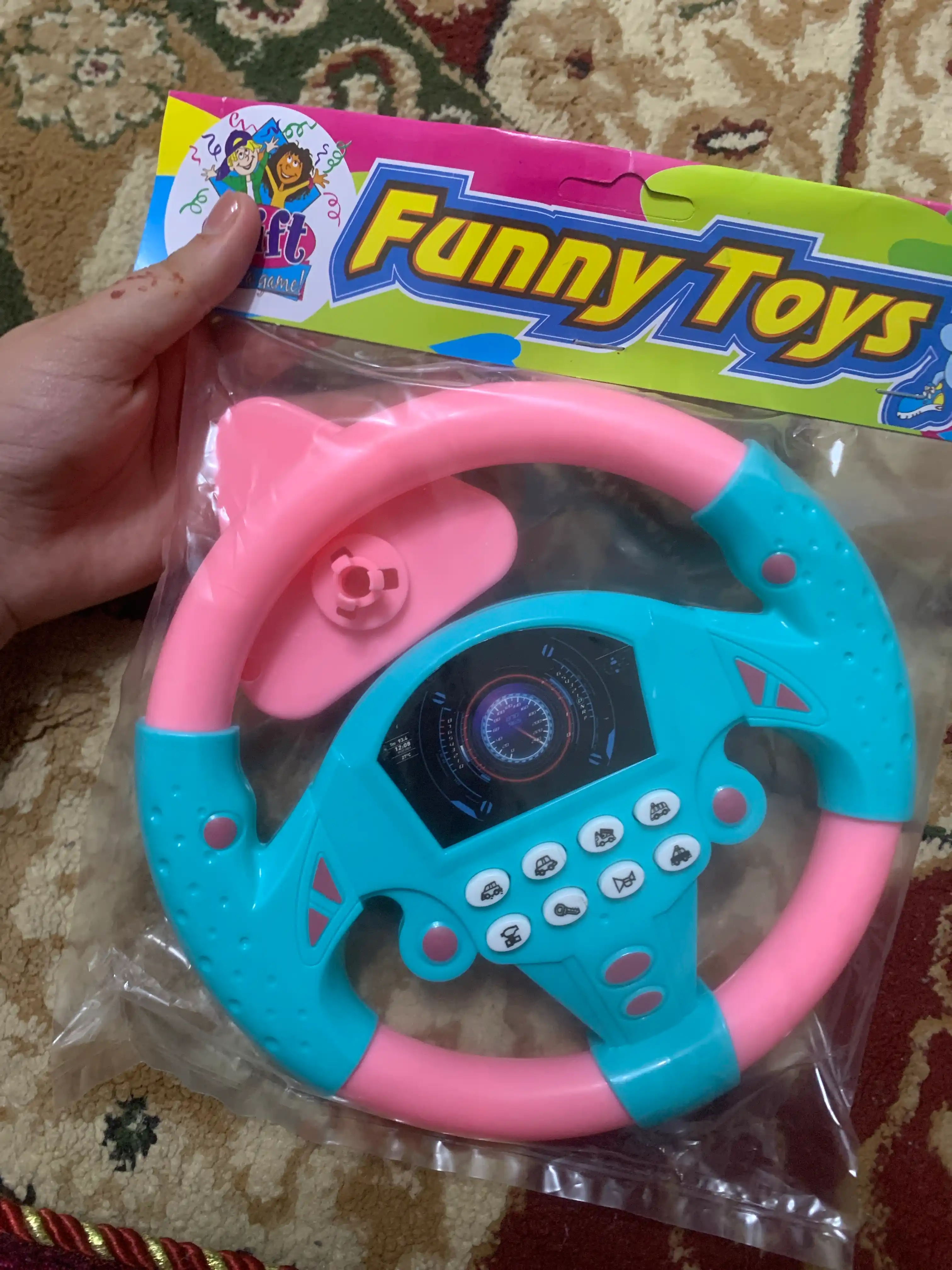 Интерактивный руль для детей Funny Toys