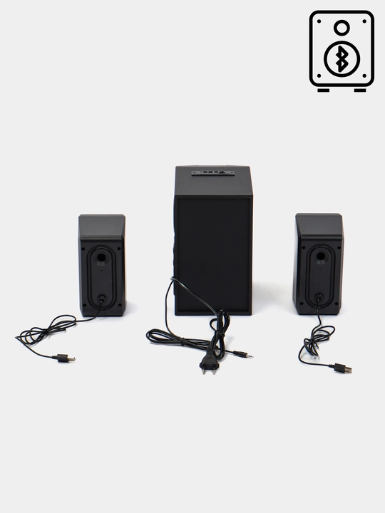 Сабвуфер Microlab G200BT, 2.1, 25W RMS, 2×15W + 15W, Bluetooth 5.0, USB, SD, AUX