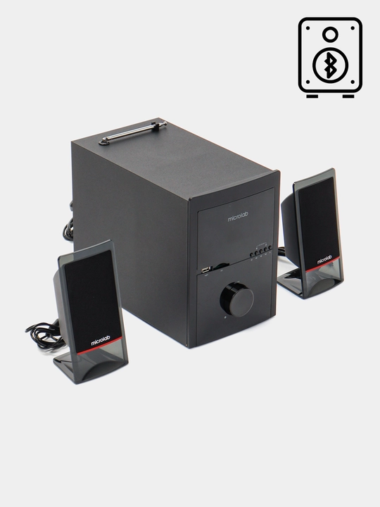 Сабвуфер Microlab M-700BT / 2.1 / 50W RMS (2×15W + 20W) / Bluetooth 5.0 / USB / SD / AUX