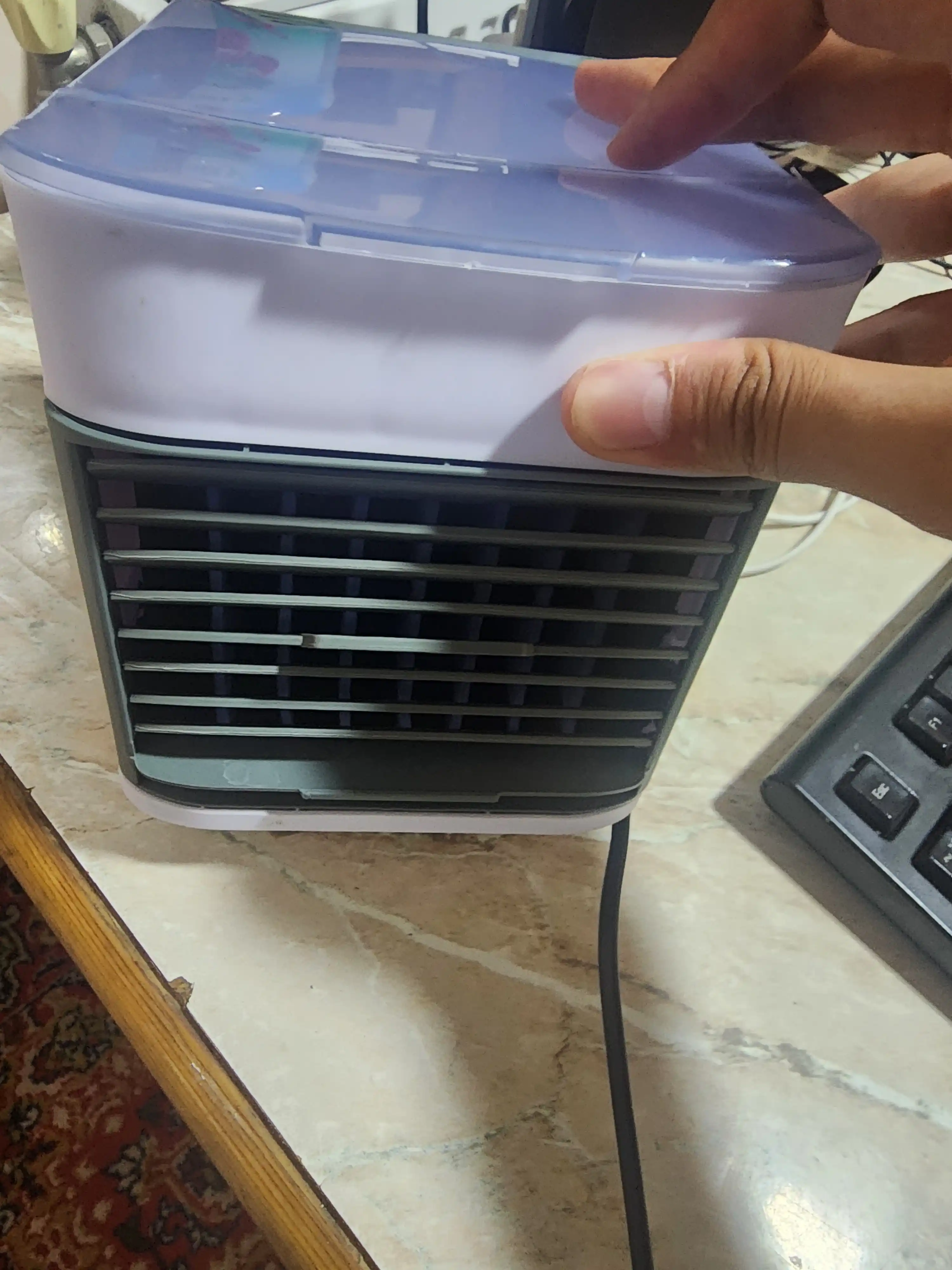 Portativ mini havo sovutgich Arctic Eco Air 3 tada 1 — namlagich va ventilyator