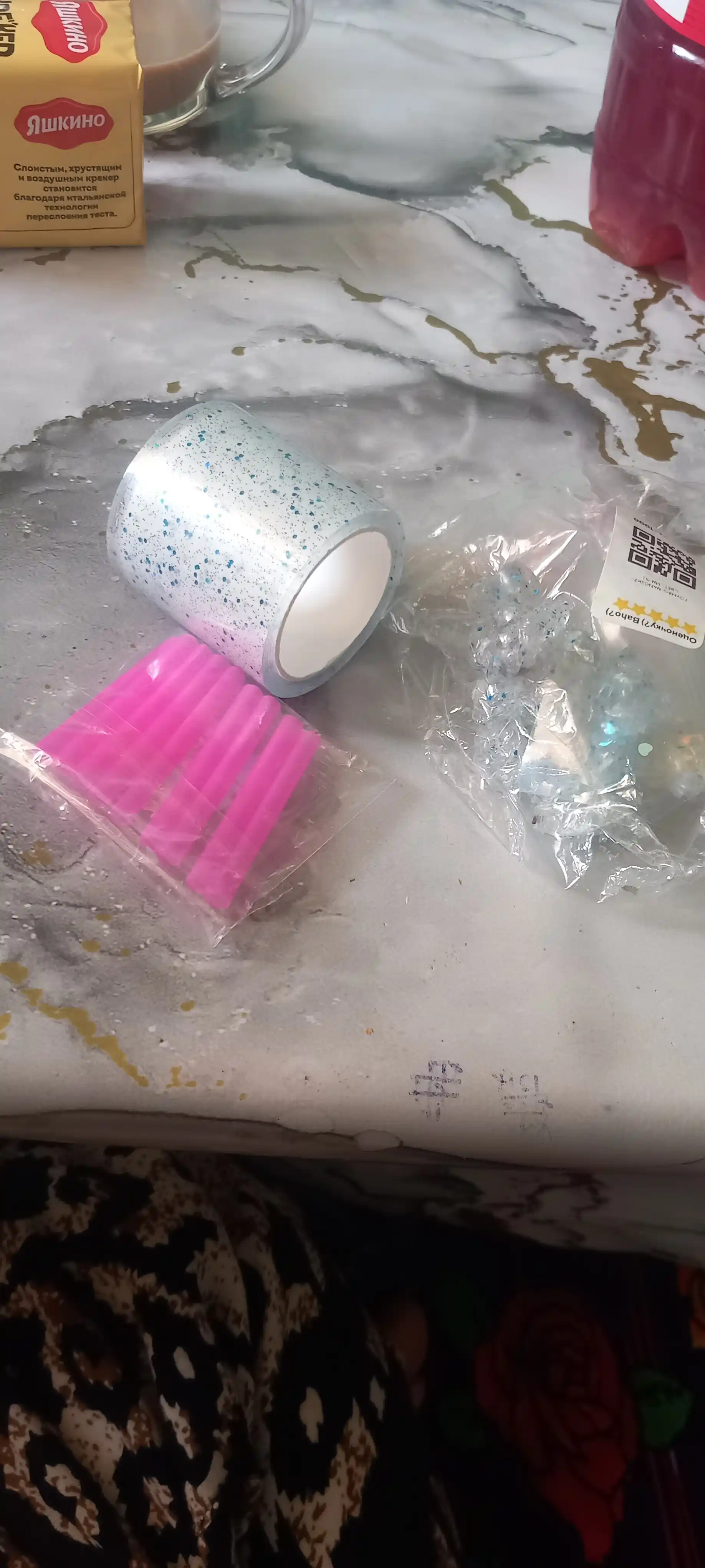 Наноскотч, скотч прозрачный, DIY, набор для творчества