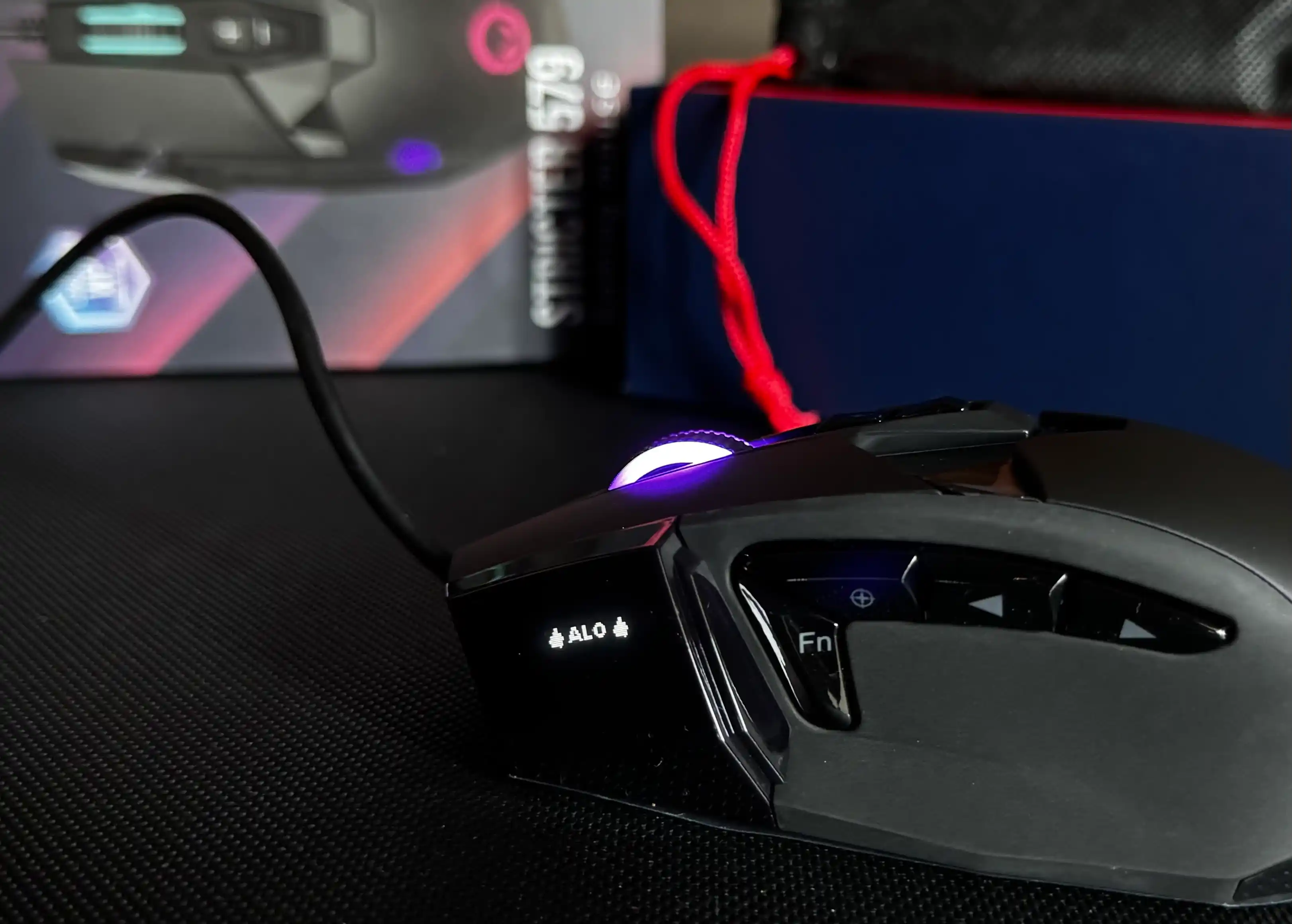 Gaming sichqoncha simli Lorgar Stricter 579, RGB yoritgich bilan