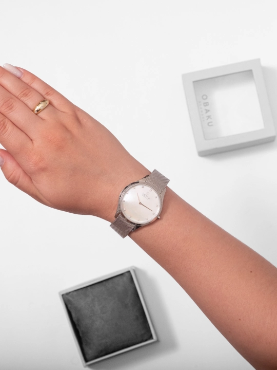 Ayollar qo'l soati Obaku Fin Steel