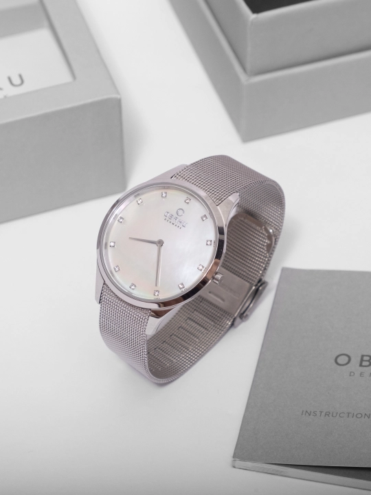 Ayollar qo'l soati Obaku Fin Steel - 
