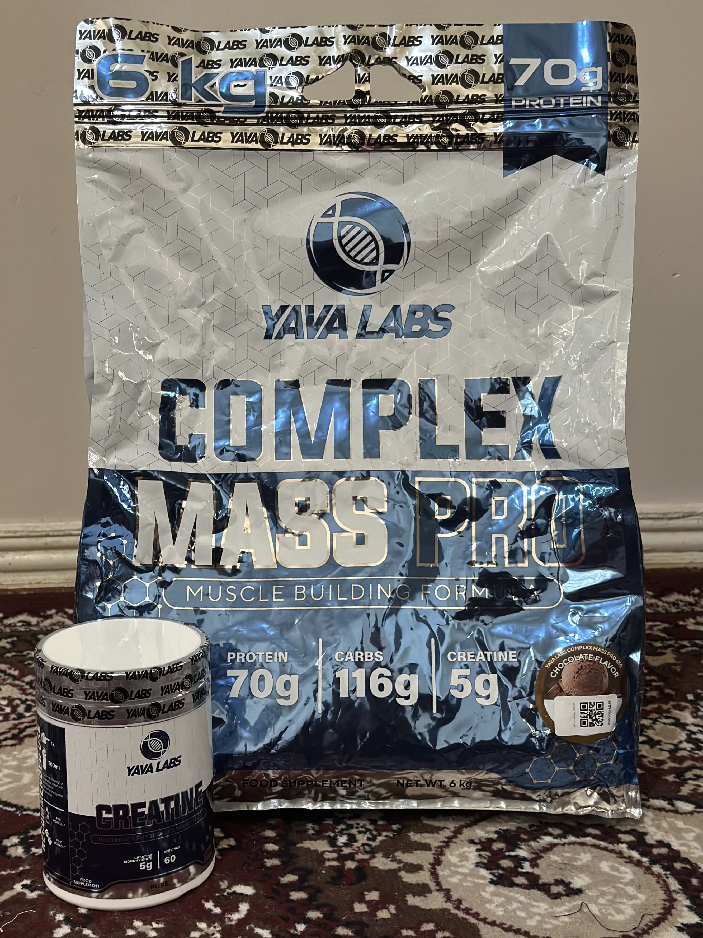 YAVA LABS CREATINE kukun, kapsula, mazza qo'shilgan