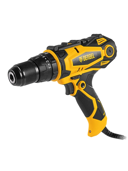 Дрель-шуруповерт DENZEL ISD-300-13, сетевая, ударная 26211