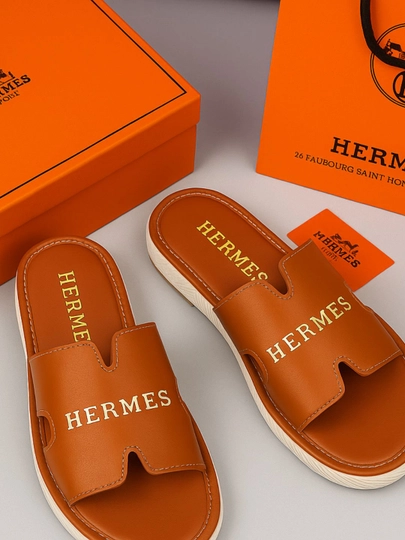 Тапочки женские Hermes, для девочек, для улицы и путешествий — TRENZA-ХЕРМИС-РЫЖИЙ-39