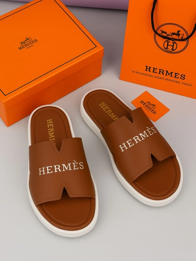 Тапочки женские Hermes, для девочек, для улицы и путешествий — TRENZA-ХЕРМИС-КОРИЧН-39