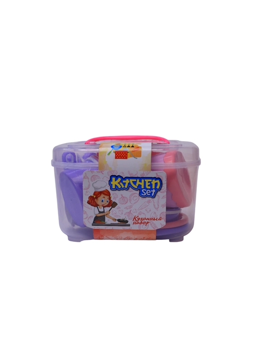 Игровой набор для кухни в контейнере — радость маленькому повару