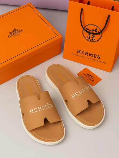 Тапочки женские Hermes, для девочек, для улицы и путешествий — TRENZA-ХЕРМИС-БЕЖЕВ-36