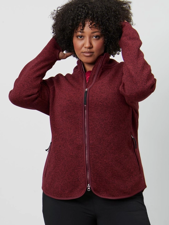 Ayollar uchun flis kurtka, S 42–44, M 46–48, L 50–52, XL 54–56, XXL 58–60 o‘lcham