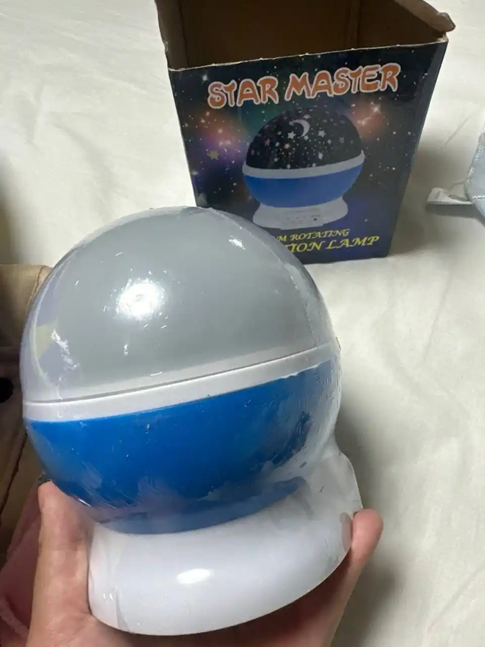 Ночник 3D проектор звездного неба, светильник светодиодный вращающийся, рандомный цвет